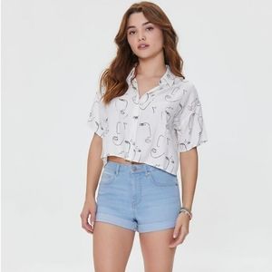 4/$25 High Rise curvy denim shorts, size 30